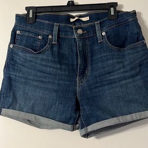 Levi mid length shorts